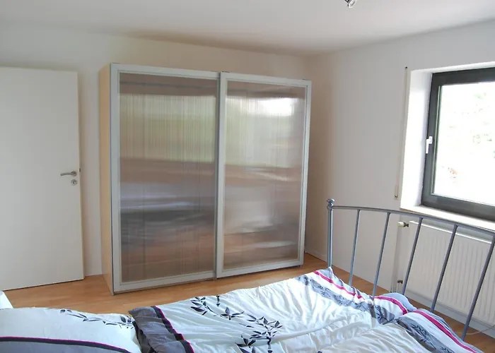 Wohnung mit Kamin Terrasse und Grill in der Nähe von Nürnberg