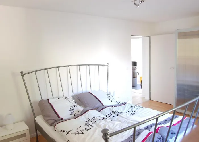 Wohnung mit Kamin Terrasse und Grill in der Nähe von Nürnberg